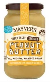 Mayvers Peanut Butter Smooth 375 g